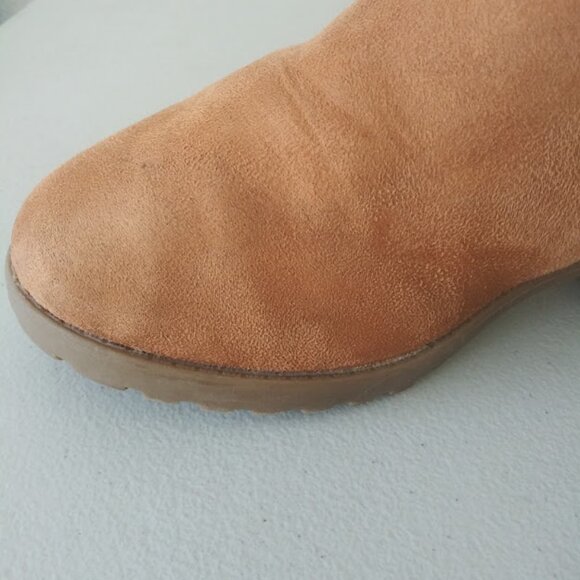 Rampage girls size 2 brown and white knee high boots - Picture 16 of 16